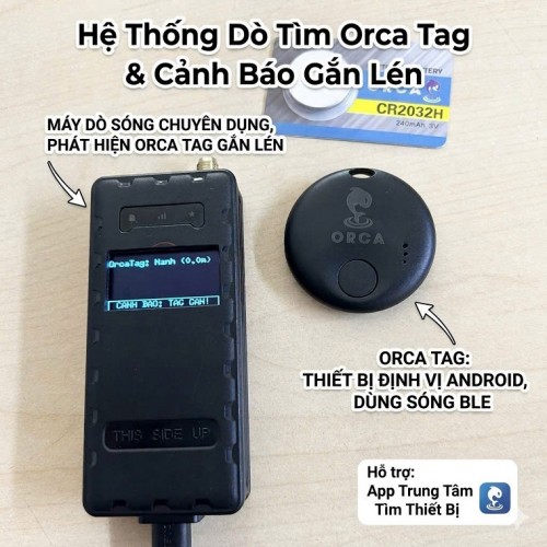 Dịch Vụ Dò Tìm Orca Tag Gắn Lén Trên Xe Ô Tô, Xe Máy Uy Tín