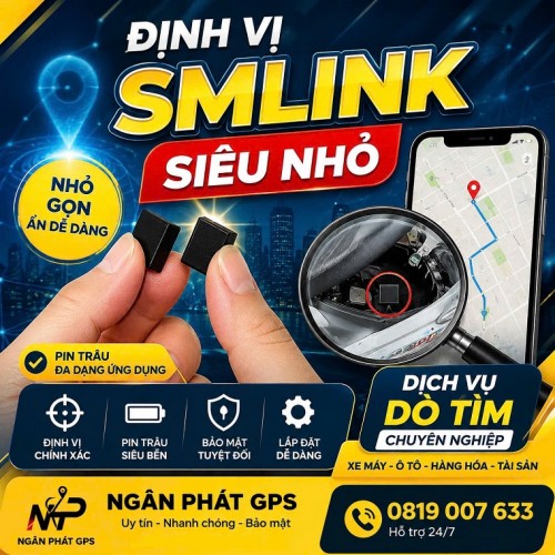 Dịch Vụ Dò Tìm Định Vị Smlink Gắn Lén Trên Xe Máy, Ô Tô