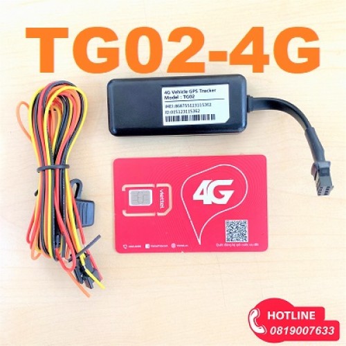 Thiết Bị Định Vị Xe Máy TG02 Chip 4G