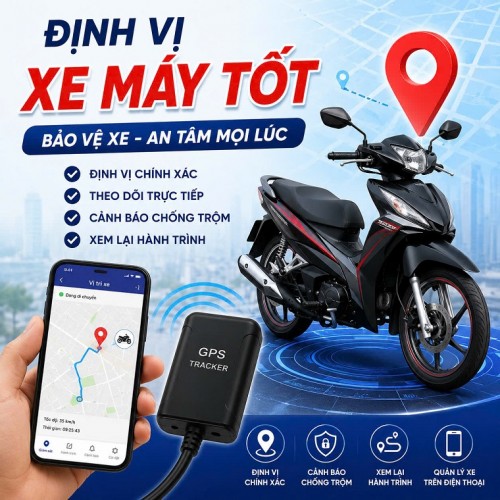 Định Vị Xe Máy Tốt Nhất 2026 – Tiêu Chí Chọn Mua Và Top Thiết Bị Đáng Dùng