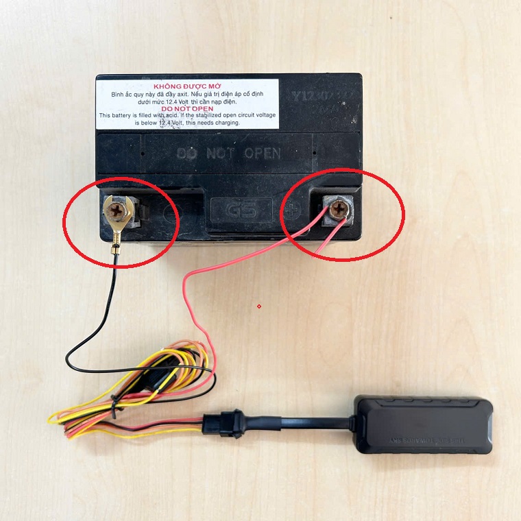 cách lắp định vị xe máy