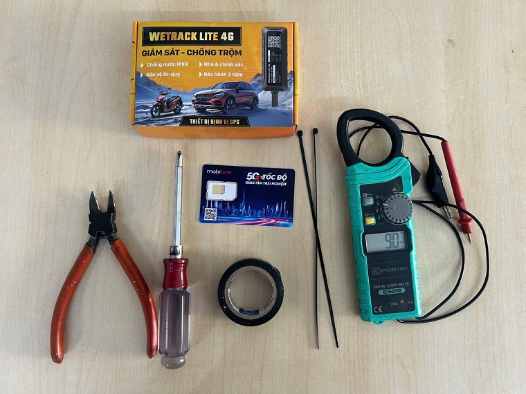 cách lắp định vị xe máy