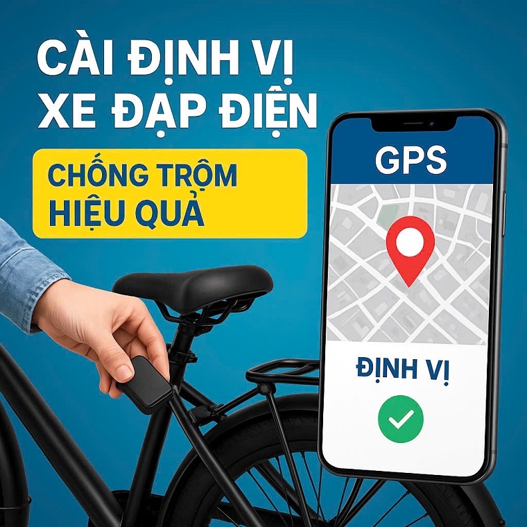 cài định vị xe đạp điện cài định vị xe đạp điện