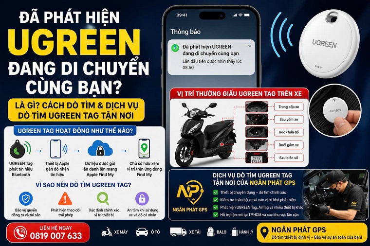 đã phát hiện ugreen tag đang di chuyển cùng bạn đã phát hiện ugreen tag đang di chuyển cùng bạn
