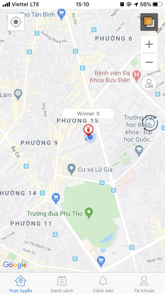 Thiết bị định vị xe máy tại Long An