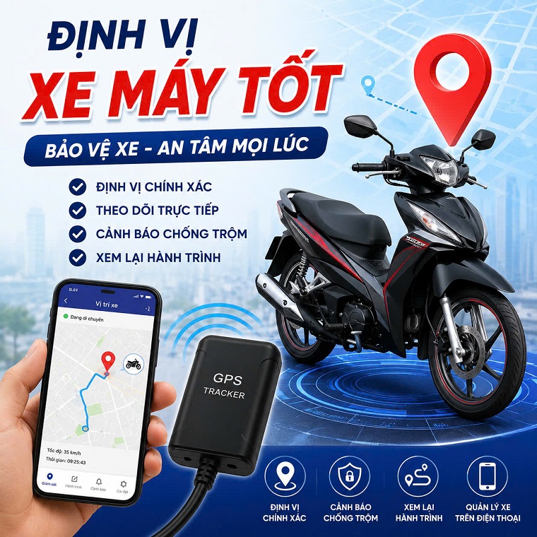 định vị xe máy tốt định vị xe máy tốt