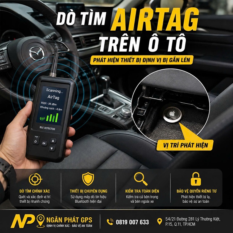 dò tìm airtag trên ô tô dò tìm airtag trên ô tô