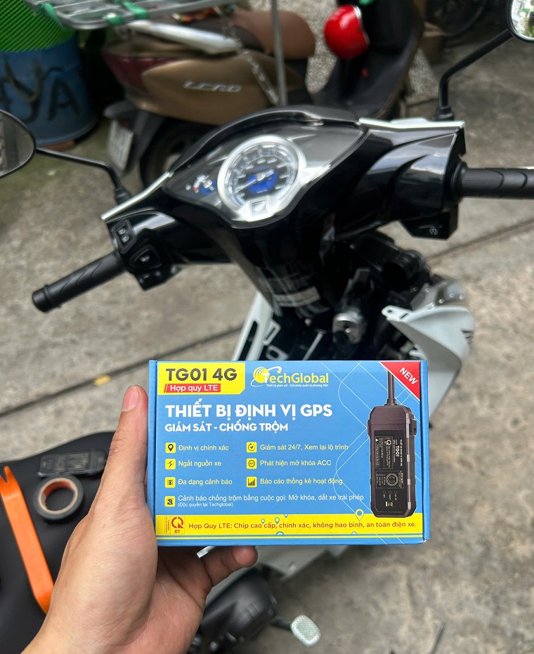 lắp định vị xe máy honda future lắp định vị xe máy honda future