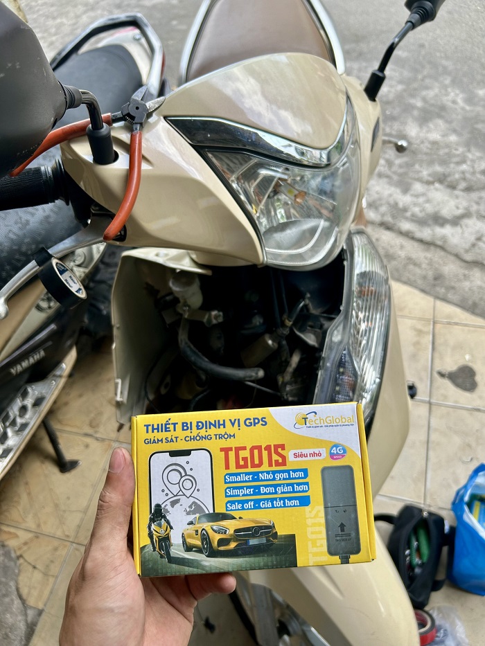 lắp định vị xe máy honda lead