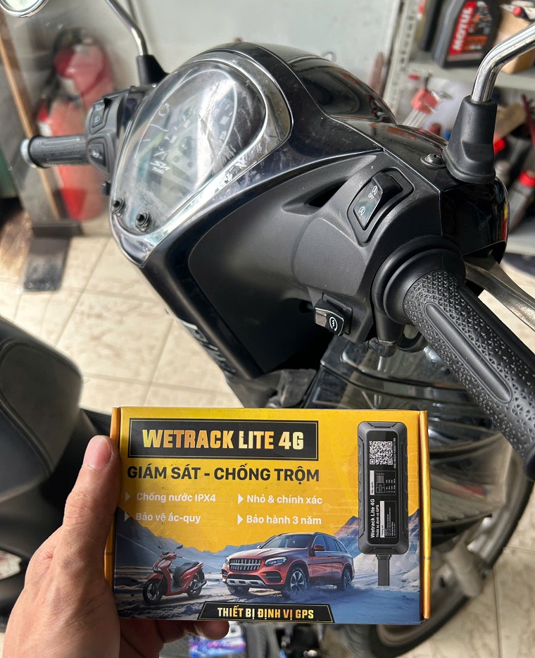 lắp định vị xe máy honda sh mode