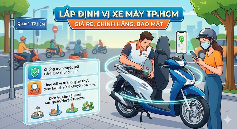 lắp định vị xe máy tại hcm