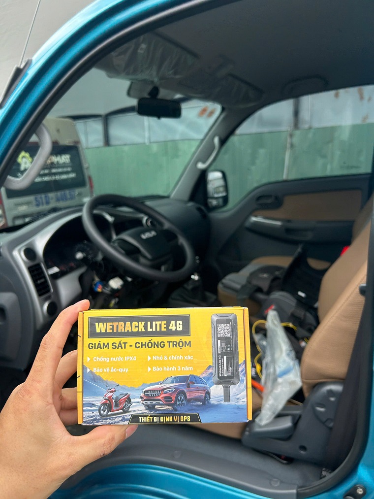 lắp định vị xe tải giao hàng