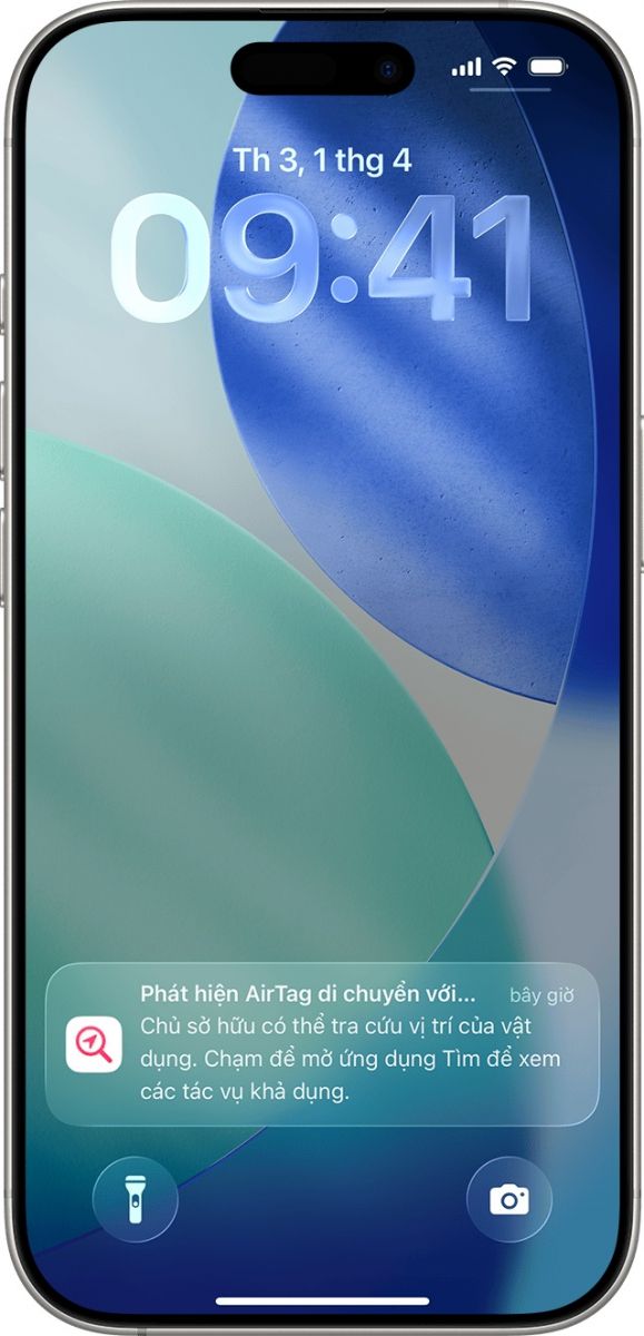 Cảnh báo phát hiện AirTag di chuyển với bạn trên iPhone Cảnh báo phát hiện AirTag di chuyển với bạn trên iPhone