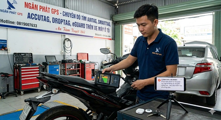 dịch vụ dò tìm egurad trên xe