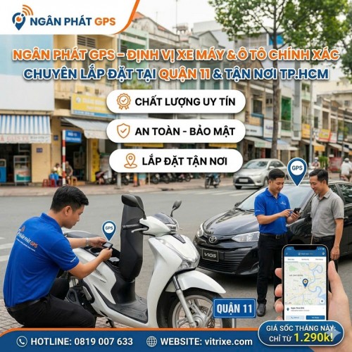 Ngân Phát GPS – Giải Pháp Định Vị Xe Máy & Ô Tô Uy Tín Tại Quận 11 & TP.HCM