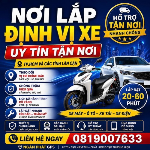 Nơi Lắp Định Vị Xe Uy Tín Tận Nơi – Giải Pháp An Toàn, Nhanh Chóng Cho Ô Tô & Xe Máy